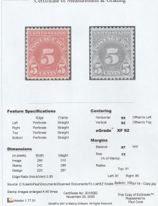 # J83a MINT NEVER HINGED ( MNH ) XF+