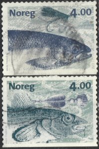 Norway #1215-1216    Used