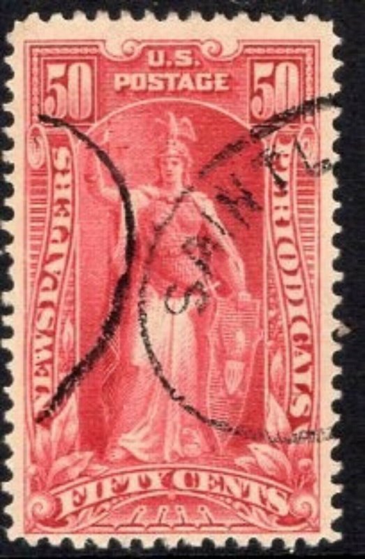 #PR119  50c Newspaper Stamp - USED and NICEl  cv$75.00