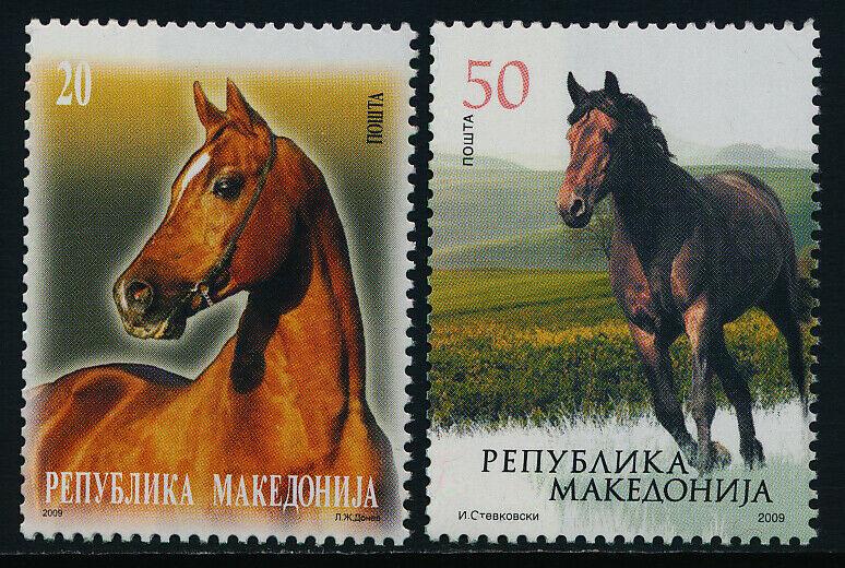 Macedonia 472-3 MNH Horses