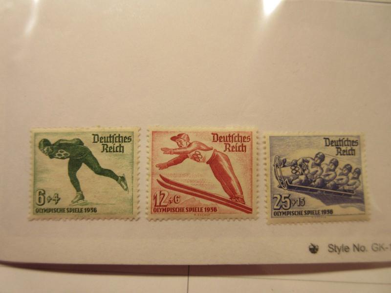GERMANY  Scott  B79-B81 set  MINT NEVER HINGED  Cat $55 Olympics