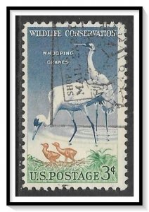 US #1098 Whooping Cranes Used