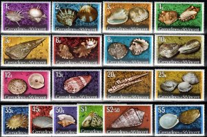 Saint Vincent  Grenadines #33-50  MNH CV $10.00 (X5815)