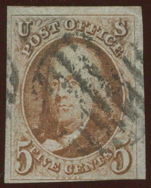 U.S. #1 Used with Nice Cancel 