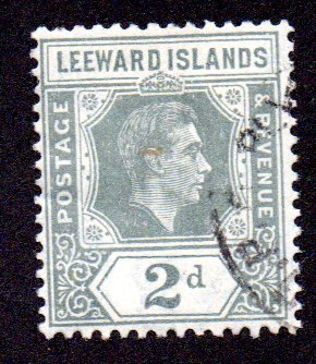 LEEWARD ISLANDS 107a USED SCV $3.75 BIN $1.50 ROYALTY