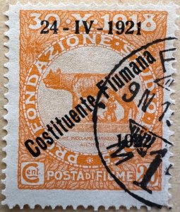 Fiume 1922 Sc.164 Used