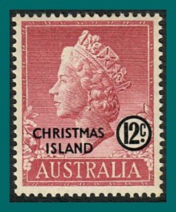 Christmas Island 1958 Queen Elizabeth, MLH #7,SG7