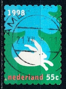 Netherlands #1018p Single Used