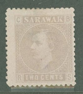 Sarawak #3 Unused Single