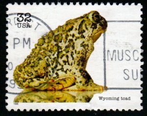 SC# 3105g - (32c) - Endangered Species, toad - Used