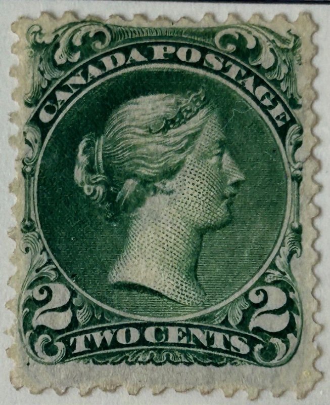 Canada #24 MINT F-VF LH Large Queen Issue C$2000.00 +++