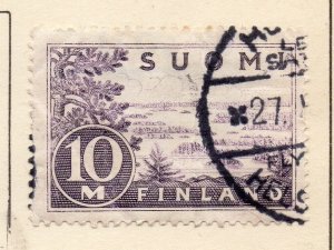 Finland 1930 Early Issue Fine Used 10m. NW-266091