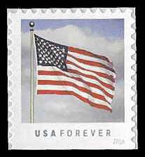 PCBstamps  US #5055 Bk Sgl {47c}U.S. Flag, (29)