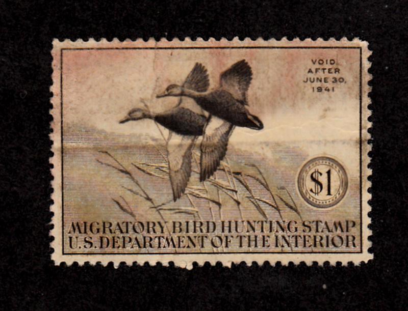 United States - 1940 - SC RW7 - Used - Black Mallards