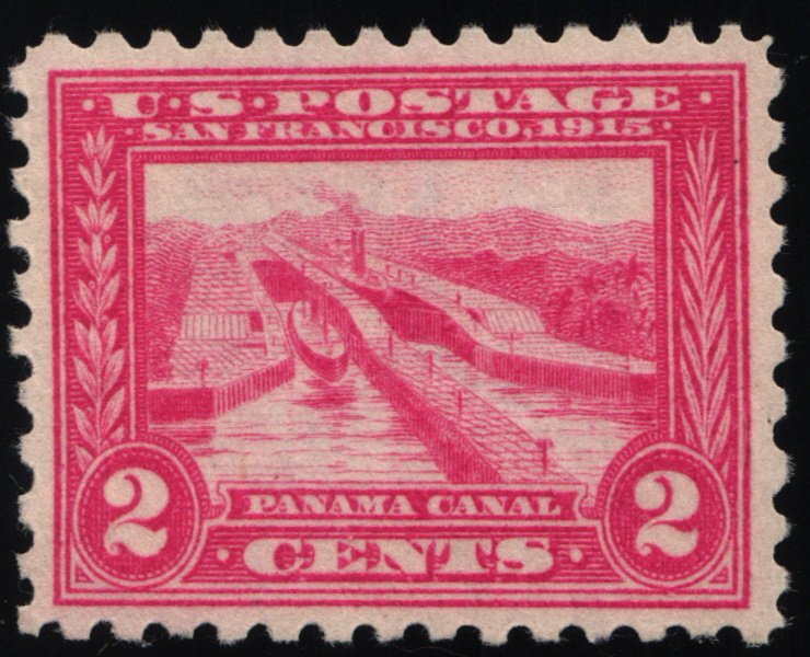 Scott #402 VF - 2c Carmine - Panama-Pacific Expo - MNH with cert - 1915