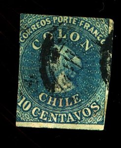 Chile #12 Used Ave-Fine Cat$15