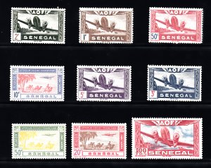 Senegal Scott #C17-C25 MNH