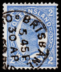 Queensland Scott 132 (1907) Used F-VF, CV $3.75 M