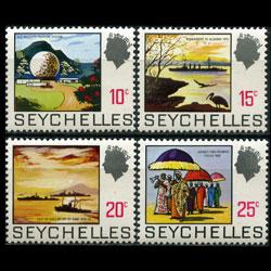 SEYCHELLES 1969 - Scott# 258-61 History 10-25c NH