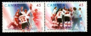 CANADA SG1746/7 1997 25TH ANNIV. OF CANADA-USSR ICE HOCKEY SERIES MNH