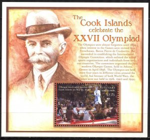 Aitutaki / Cook islands 2000 Olympics Games Sydney S/S MNH