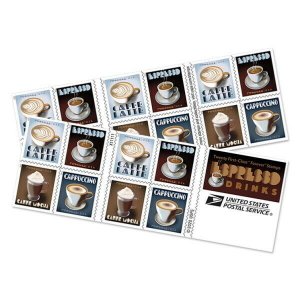 2021 55c Espresso Drinks, Coffee, Booklet of 20 Scott 5569-5572 Mint F/VF NH