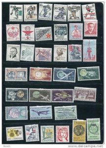 Czechoslovakia  1963 Mi 1377-1446 MH Complete Year  (-4 stamps) CV 80 euro