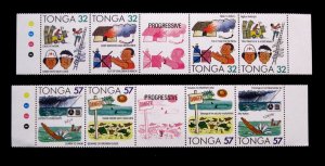 TONGA - SCOTT# 768,770 - MNH - CAT VAL $13.00