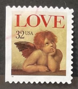 US #3030 Used - 32c LOVE 1996 [B3.1.2]