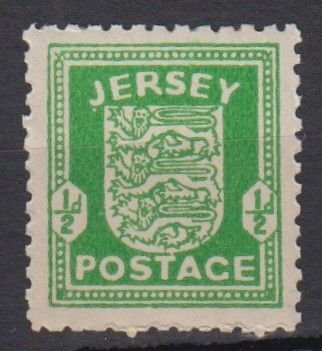 Jersey 1942 ½d Arms printed on thin white paper unmounted Mint NHM