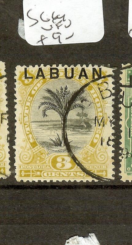 LABUAN   (P2907B) 3C TREE JUBILEE  SG85     VFU