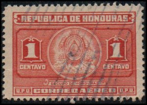 Honduras C155 - Used - 1c Coat of Arms (1946)