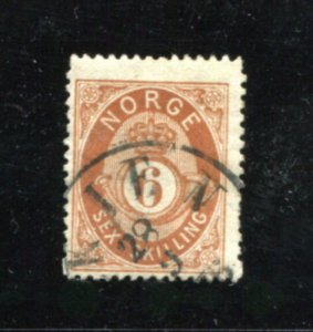 x426 - NORWAY Stamp - Sc# 20 - Used