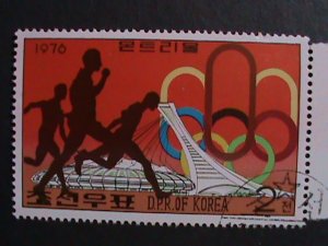 ​KOREA- 1976 SC# 1469-74 OLYMPIC GAMES-MONTREAL-CANADA  CTO-VERY FINE