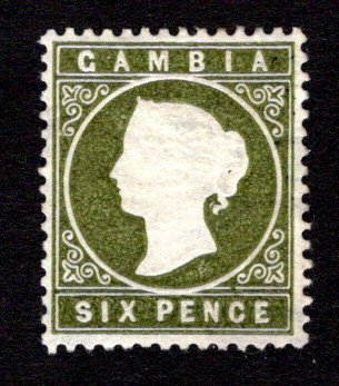 GAMBIA  SC# 18e  FVF/MOG