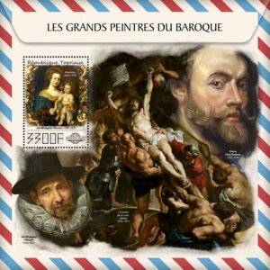 Togo - 2017 Baroque Painters - Stamp Souvenir Sheet - TG17510b 