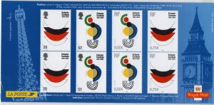 2004 centenary of entente cordiale la poste / royal mail Pack - complete