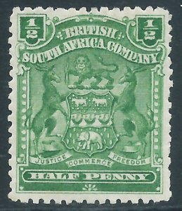 Rhodesia, Sc #59, 1/2d MH