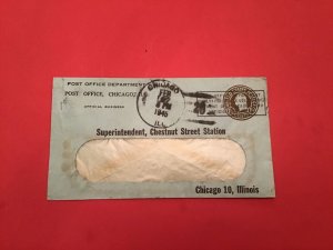U.S Post Office Department Chicago 7 ILL 1945 stamp cover R36137