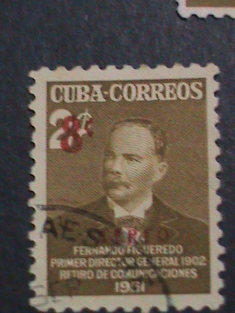 ​CUBA THREE FAMOUS PERSONS VERY OLD USED CUBA-STAMP-VF WE SHIP TO WORLD WIDE