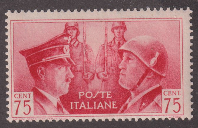 Italy 417 Adolf Hitler and  Mussolini 1941