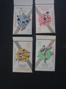 ​PHILIPPINES 1964 SC#915-8 OLYMPIC GAMES-TOKYO-JAPAN MNH  VF-COMPLETE SET