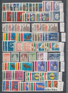 West Germany 1950s/60s MNH MH Collection (Apx 250+) BL492