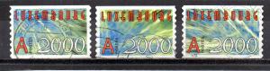 Luxembourg 1021a-1021b,1021d used