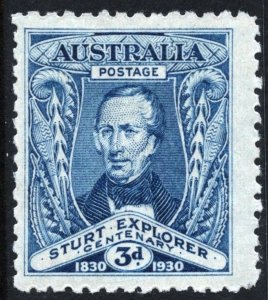 Australia SC#105 3d Centenary of Sturt's Exploration (1930) MNH