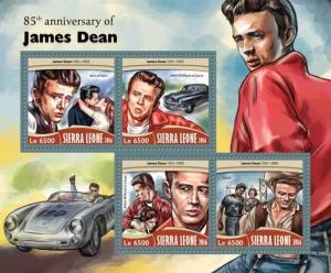 James Dean Cinema Hollywood Sierra Leone MNH stamp set