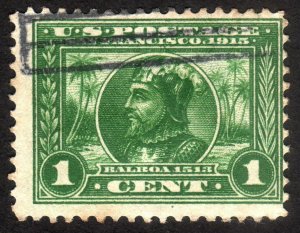 1913 US 1c, Used, Vasco Nunez de Balboa, Sc 397