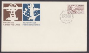 CANADA - 1977 SIR SANFORD FLEMING - FDC