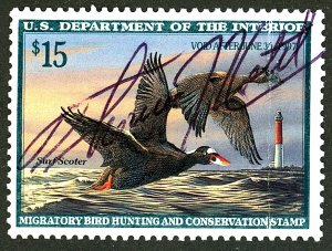 U.S. #RW63 USED CREASE