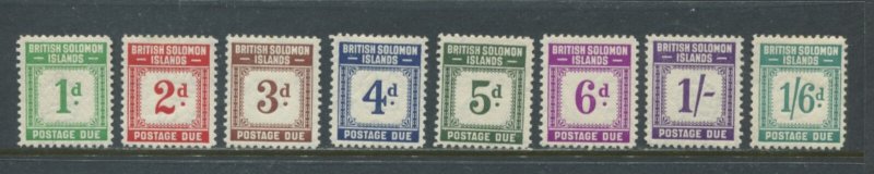 Solomon Islands Postage Dues 1940 set mint o.g. hinged